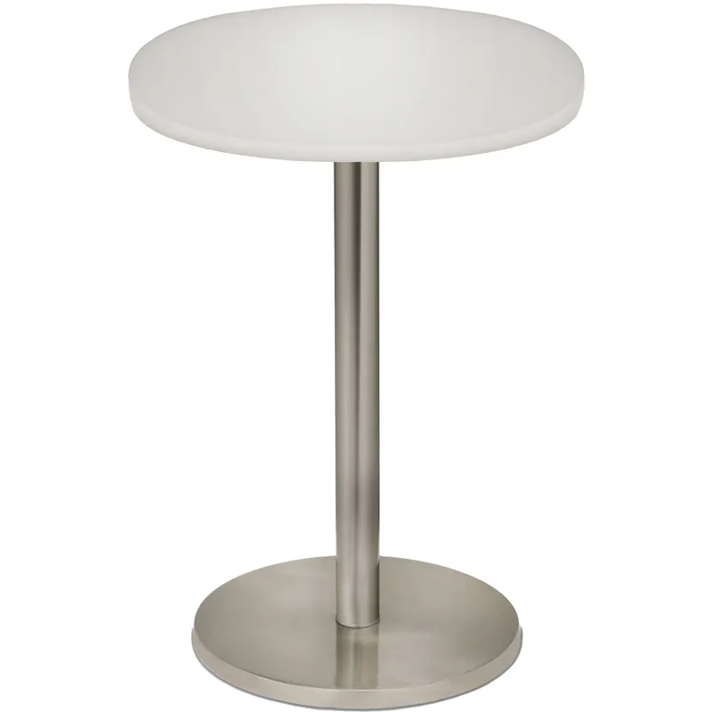 Fan Favorite Bubbles 24 X 18 inch Matte Black Powder Coated Accent Table