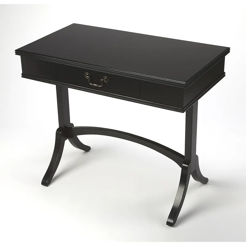 Masterpiece Alta36 X 20 inch Black Desk & Secretary Free Delivery