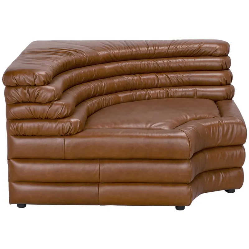 Markdown Bandera Roche Tan Modular Sofa, Corner