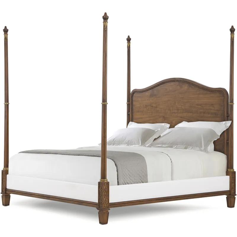 Professional Grade Dorset US King Bed, Wooden, Upholstered, Althorp Living History