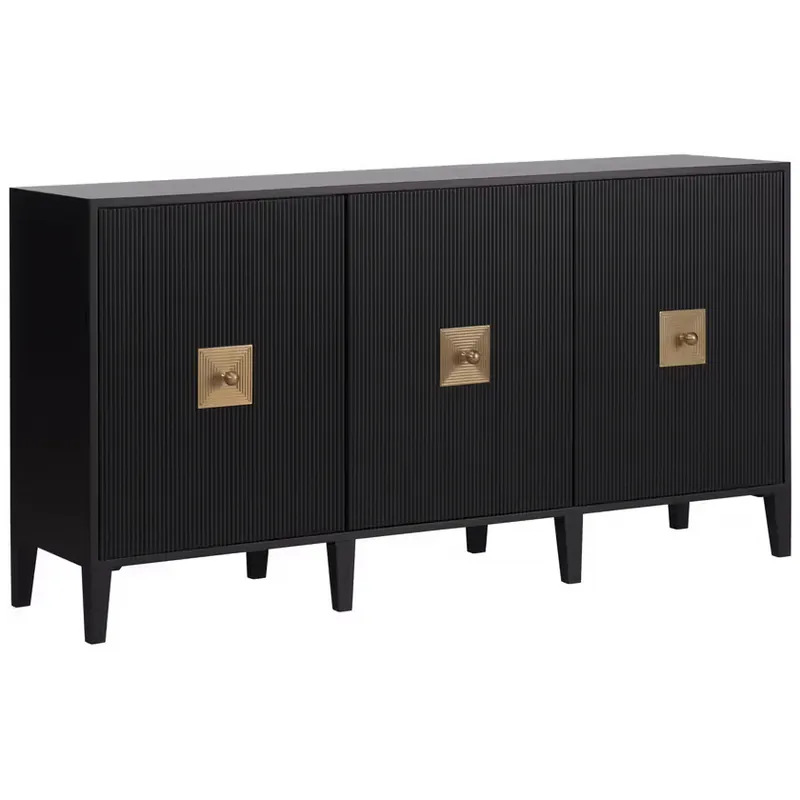 Burns 69 inch Black Credenza Get Yours