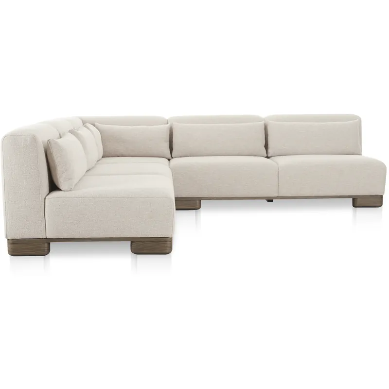 June Beige Modular Sectional, Corner Place Order