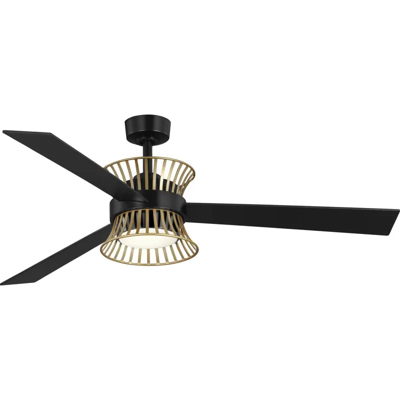 Bisbee 55 inch Matte Black Outdoor Ceiling Fan Direct From Factory