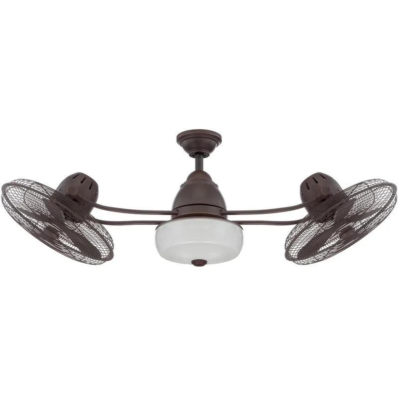Affordable Bellows II 48 inch Aged Bronze Textured with Aged Bronze Blades Indoor/Outdoor Fan