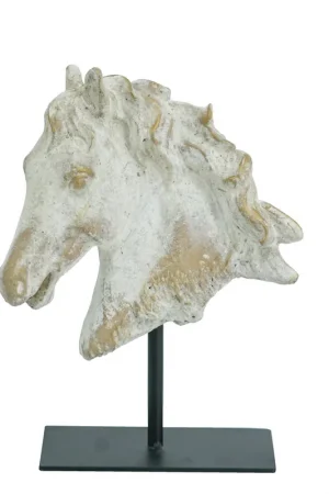 Affordable Anita Gray/Gold/Black Outdoor Statue