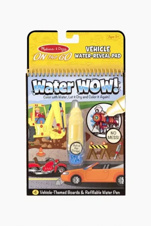 Warranty Included Vehicles Water Wow! On the Go Activity Pad