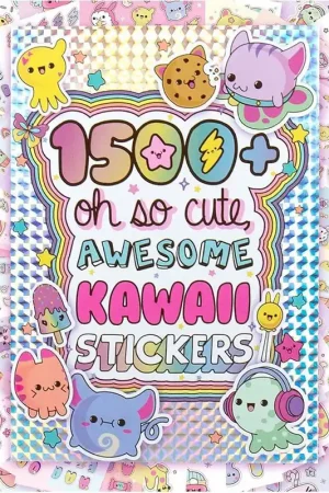 1,500+ Oh So Cute Awesome Kawaii Sticker Book Hassle-Free Returns