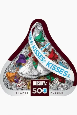 Affordable Hershey's Kisses Shaped Jigsaw Puzzle (500 pc.)