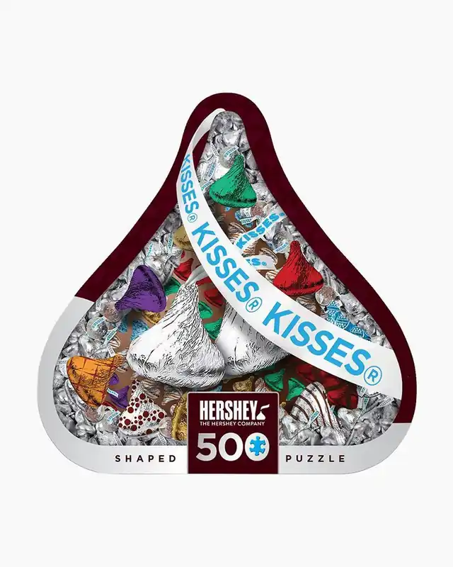 Affordable Hershey's Kisses Shaped Jigsaw Puzzle (500 pc.)