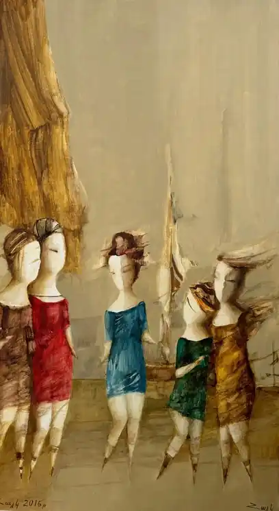 Bulk Order ▷ Party by Hayk Gasparyan, 2024 | Oil Painting for Sale