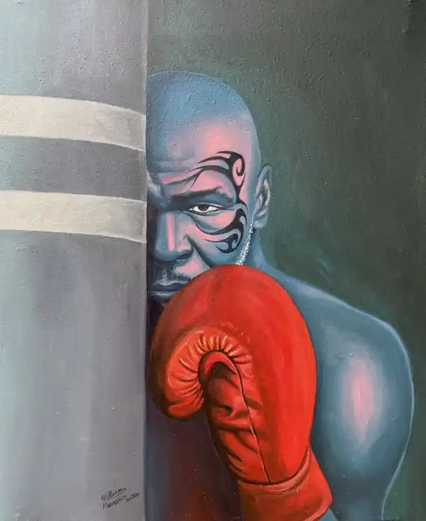 High Quality ▷ The said Champ (Iron Mike) by Merenini Williams, 2024 | Acrylic Painting