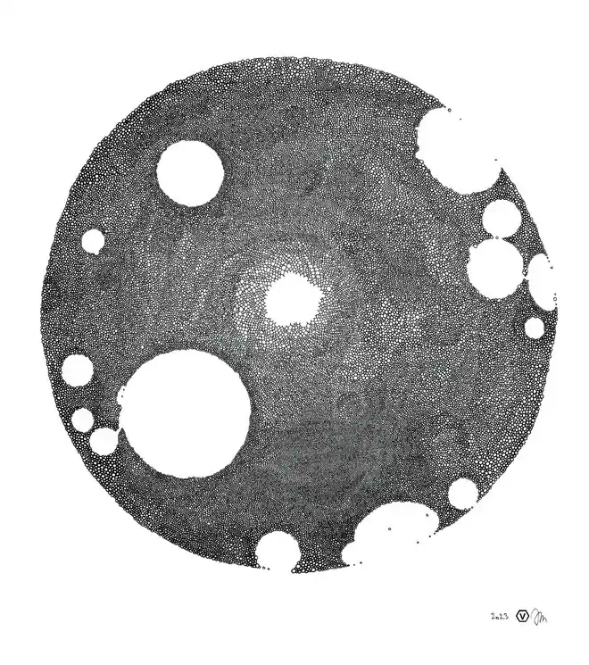 ▷ No title I by Violetta Arnesen, 2023 | Ballpoint Pen Drawing for Sale Hassle-Free Returns