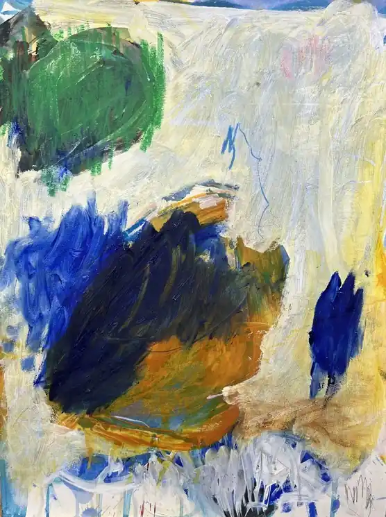 ▷ Solitude is necessary by Sean Hemeon, 2024 | Mixed Media Painting Direct From Manufacturer