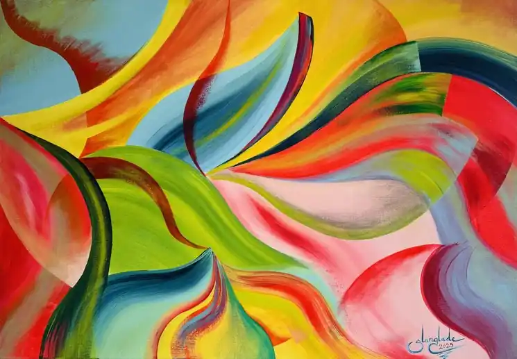 Editor’s Pick ▷ Volupté by Sandrine Langlade, 2025 | Acrylic Painting