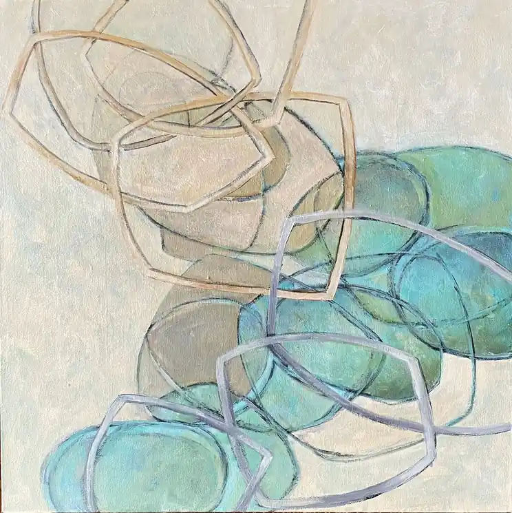 ▷ Cascade by Sharon Webb, 2023 | Acrylic Painting Fan Favorite