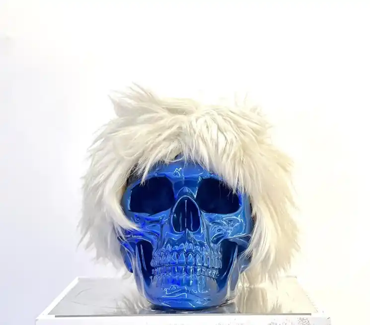 ▷ Vanity tribute to Andy by Ron English, 2011 | Textile sculptures Genuine