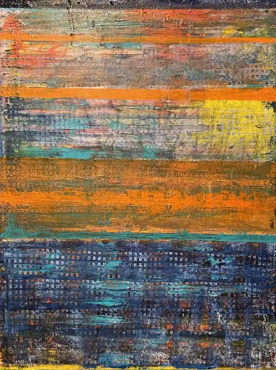 ▷ River rise by Dan Louth, 2021 | Oil Painting for Sale Affordable