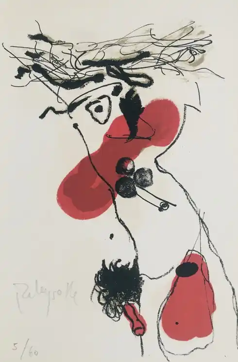 ▷ Sans titre by Paul Rebeyrolle, 1971 | Lithographs Budget