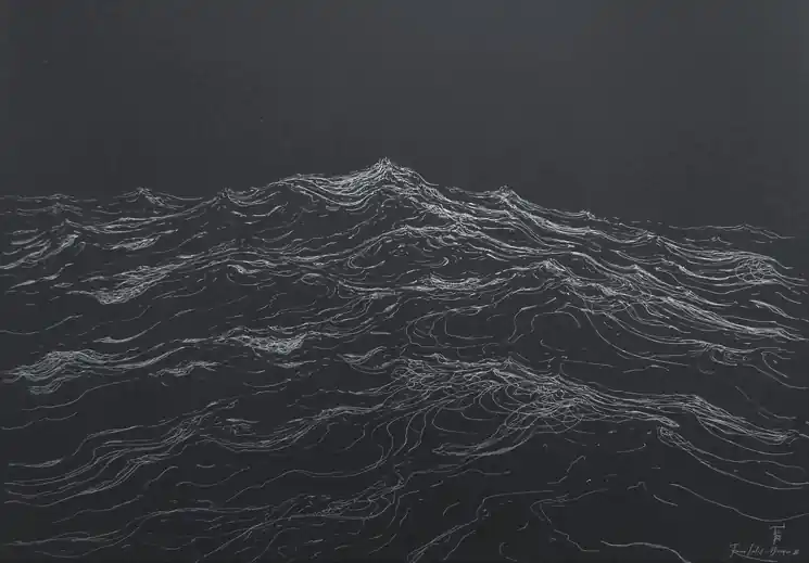 Latest ▷ Courants extrêmes by Franco Salas Borquez, 2023 | Paper Paintingss