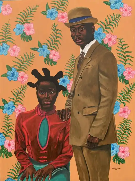 ▷ Companion 2 by Tomiwa Arobieke, 2022 | Acrylic Painting Wholesale