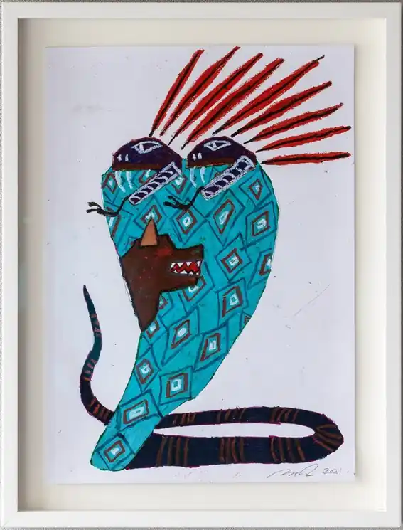 Bargain ▷ Untitled by Jordy Kerwick, 2021 | Pastel Paintingss