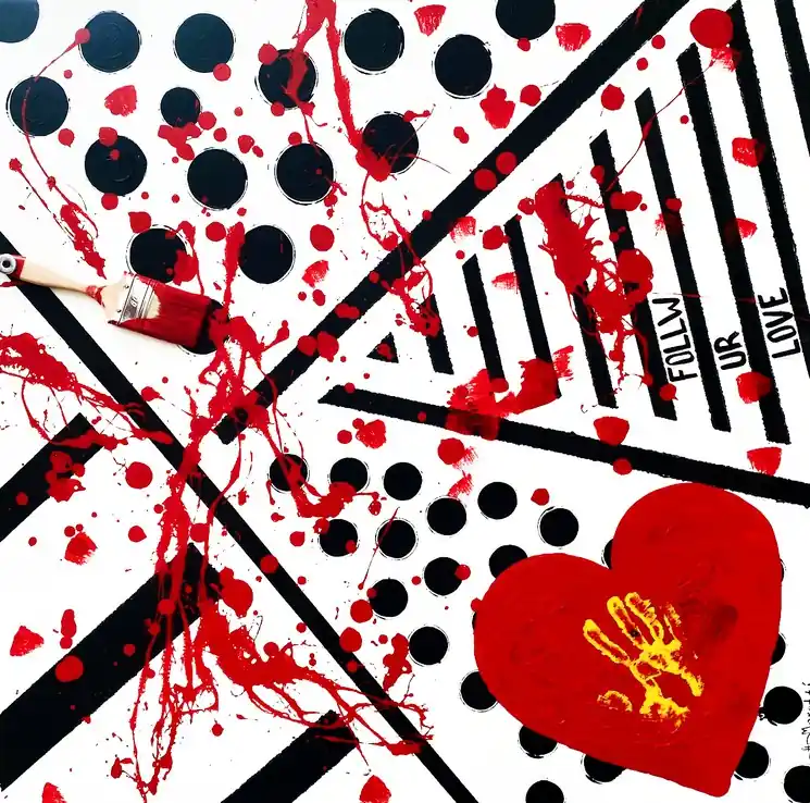 Genuine ▷ Follw Ur Love by Alejandro Moretti, 2020 | Acrylic Painting