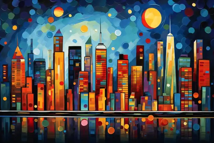▷ Metropolis by Felix van Horst, 2024 | Giclée Print Brand New