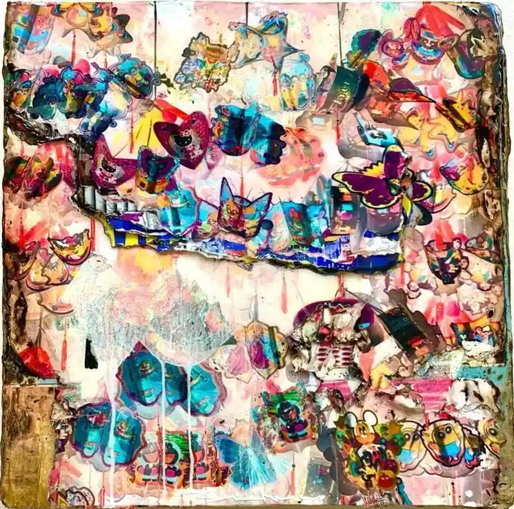 ▷ Beacons of Noneness II by Bram Reijnders, 2015 | Assemblage Print Low Price