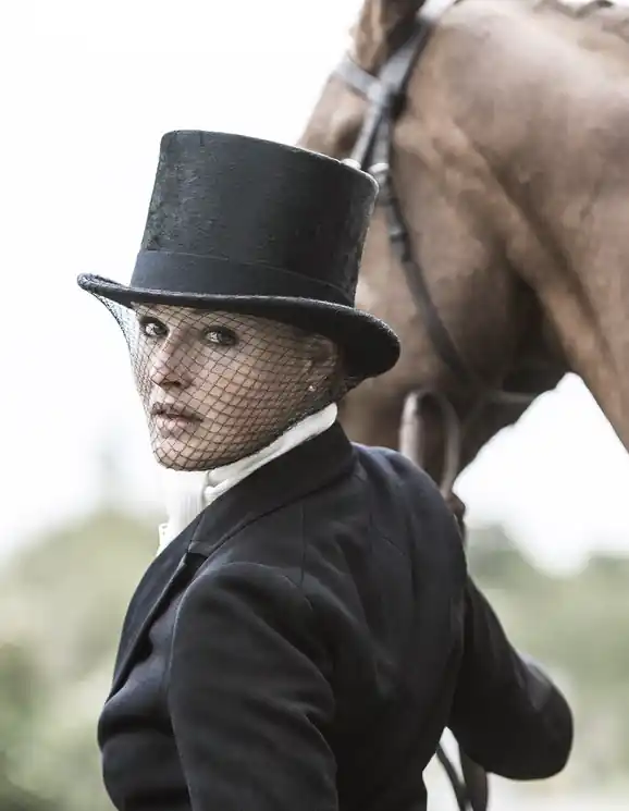 Free Delivery ▷ Portrait of an Equestrienne by Amrita Bilimoria, 2017 | archival pigment print