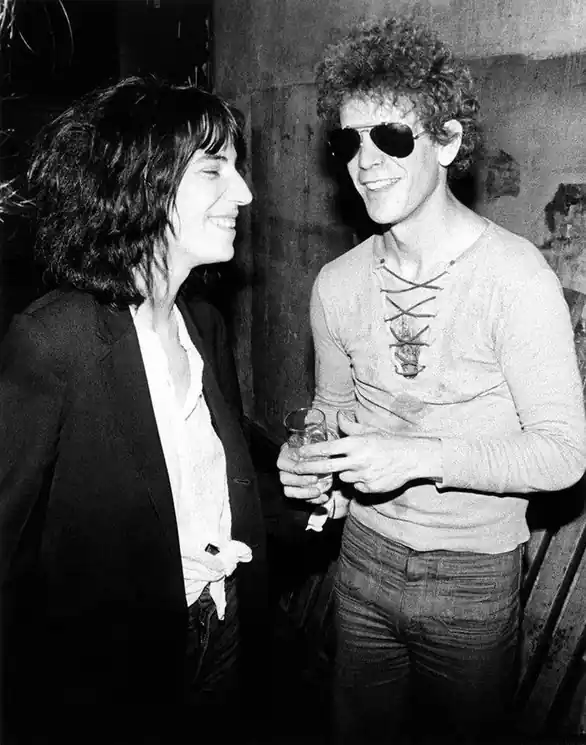 Special Offer ▷ Patti Smith & Lou Reed, Ocean Club, NYC 1976 by Bob Gruen, 2000 | Analogue Photography