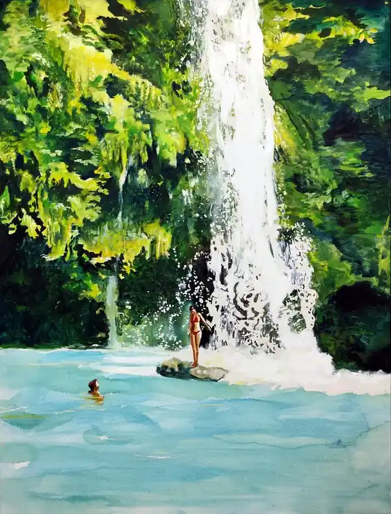 Handmade ▷ Au commencement by Maude Ovize, 2025 | Acrylic Painting