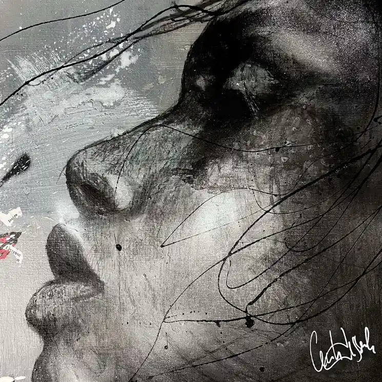 Special Offer ▷ L'ivresse by Cécile Desserle, 2025 | Mixed Media Painting