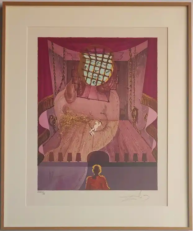 ▷ The Prison from The Marquis de Sade by Salvador Dali, 1969 | Lithographs Brand New