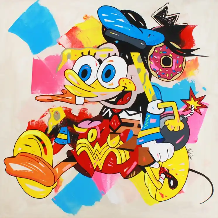 In Demand ▷ Boom! by Shokkobo Popart, 2024 | Acrylic Painting