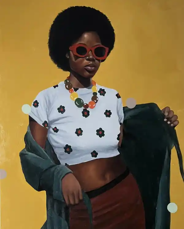 ▷ Fashionista 2 by Emmanuel Daniel, 2025 | Pencil Paintings Sale