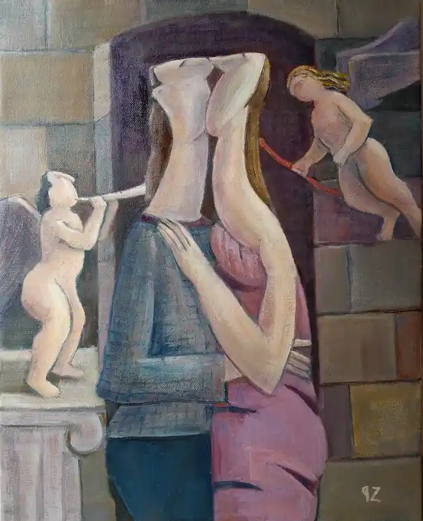 ▷ The Call of Love by Gegham Hunanyan, 2025 | Oil Painting for Sale Low Price