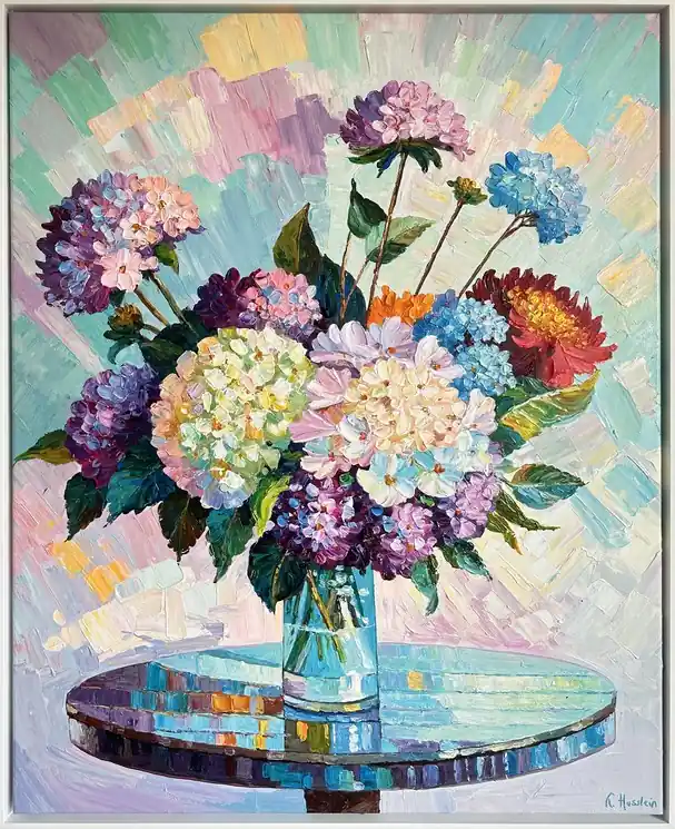 ▷ For those who Love time is eternity by Katharina Husslein, 2025 | Oil Painting for Sale Hassle-Free Returns