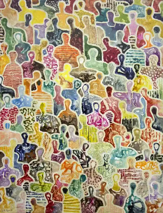 Special Discount ▷ The timeless Memory by Gaëtan de Séguin, 2022 | Acrylic Painting