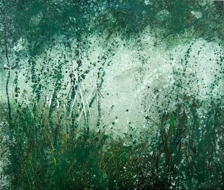 Modern ▷ Wildlight 3 by Reiner Heidorn, 2023 | Oil Painting for Sale