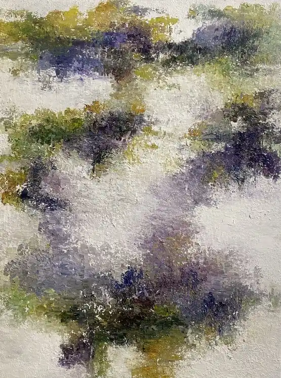Trusted Brand ▷ Drifting on Purple haze by Wietzie Gerber, 2024 | Oil Painting for Sale