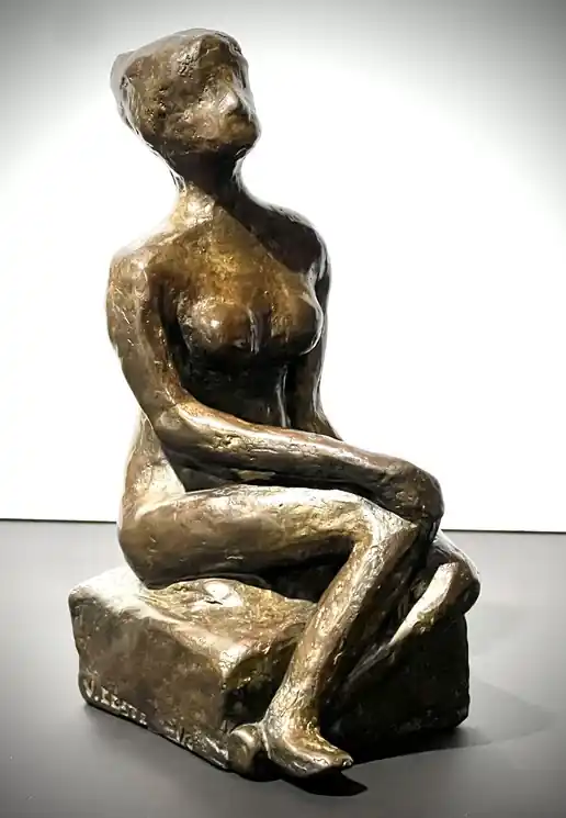 ▷ Méditation matinale by Virginie Coste, 2025 | Bronze Sculpture for Sale Discount