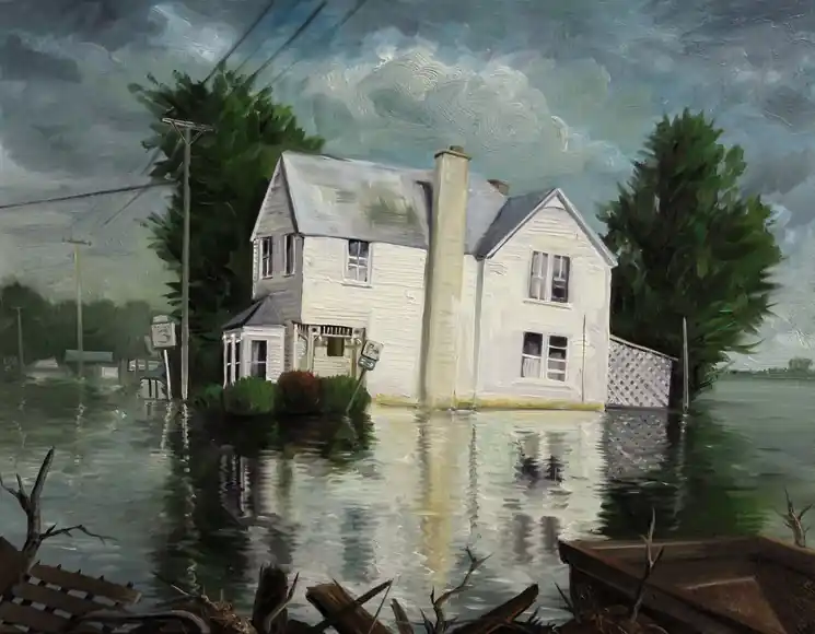 ▷ Memoir of loss X by Maarten Demmink, 2015 | Oil Painting for Sale Cheap