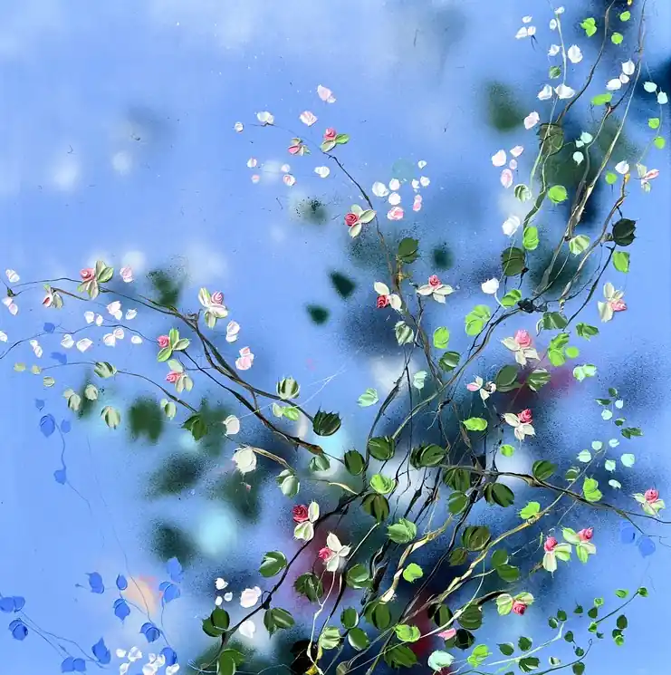 ▷ Beautiful Nothing by Anastassia Skopp, 2024 | Mixed Media Painting Money Back Guarantee