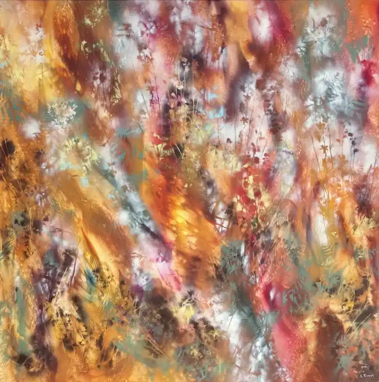 ▷ Fall Vortex by Khrystyna Kozyuk, 2024 | Oil Painting for Sale Holiday Sale