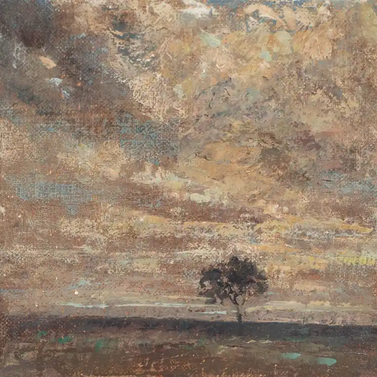 ▷ Le noyer solitaire by André Boubounelle, 2025 | Oil Painting for Sale Mega Sale