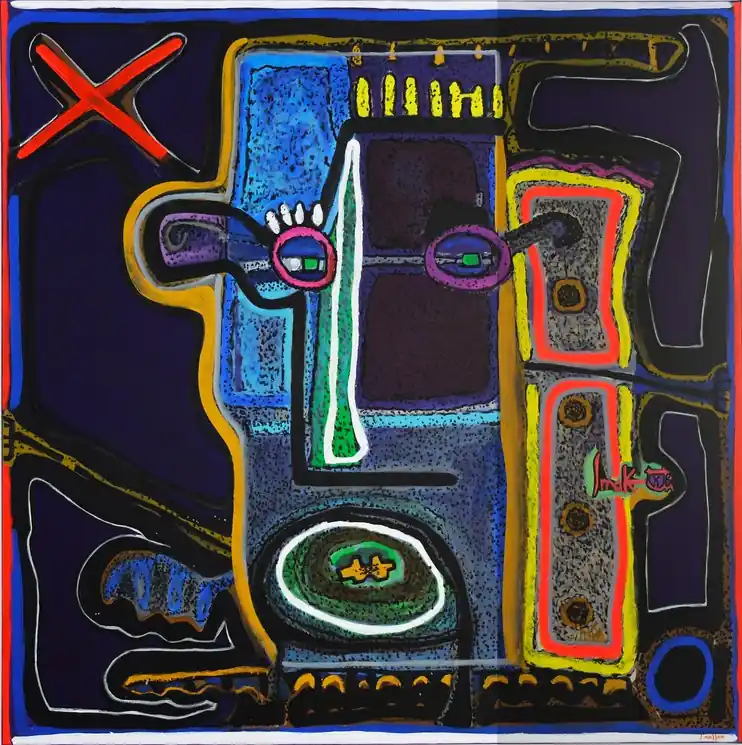 ▷ Street Art portrait-32 by SmaK-titi, 2025 | Acrylic Painting High Quality