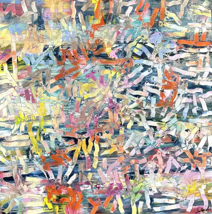 ▷ Slow motion by Maria Esmar, 2023 | Acrylic Painting Viral
