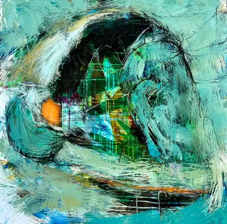 Order Now ▷ Moon River by Ivaylo Angelov, 2024 | Acrylic Painting