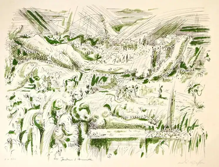 Best Choice ▷ Les Jardins d'Armide by André Masson, 1970 | Lithographs