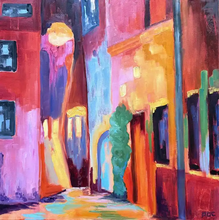 No Minimum Order ▷ Embrasement by Odile Pinto-Corbin, 2024 | Oil Painting for Sale